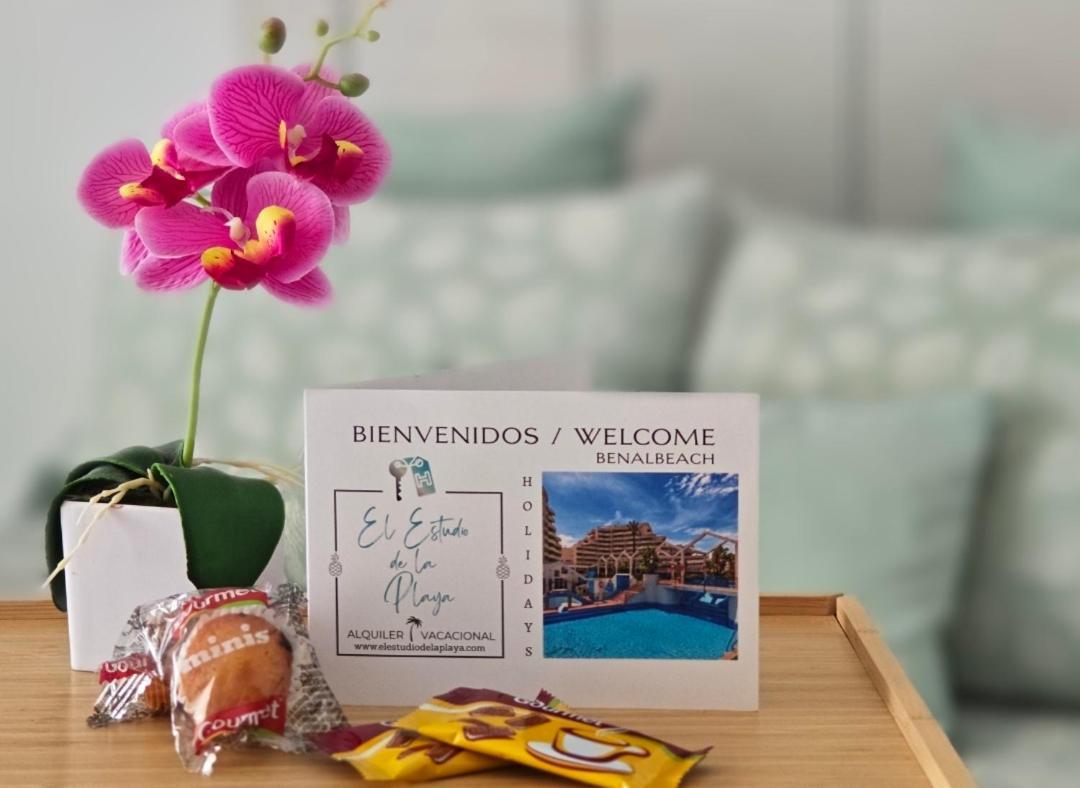 El Estudio De La Playa Benalbeach Vistas Al Mar เบนัลมาเดนา ภายนอก รูปภาพ