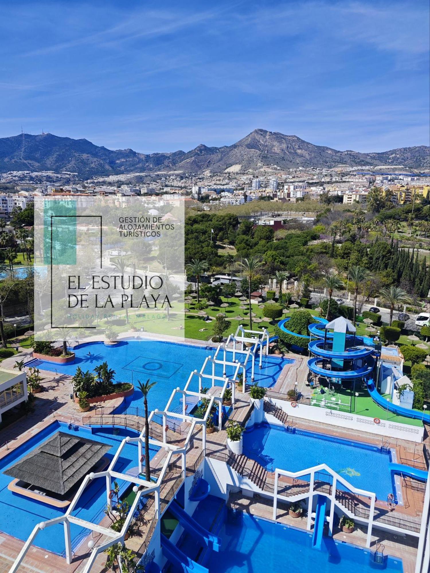 El Estudio De La Playa Benalbeach Vistas Al Mar เบนัลมาเดนา ภายนอก รูปภาพ