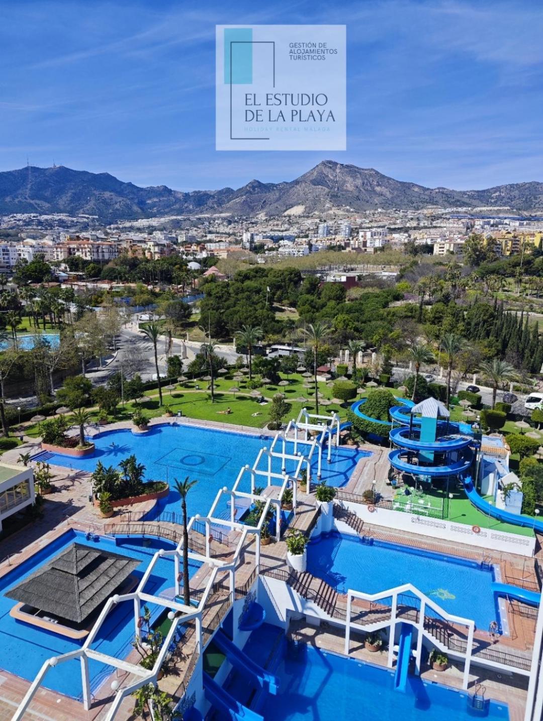 El Estudio De La Playa Benalbeach Vistas Al Mar เบนัลมาเดนา ภายนอก รูปภาพ
